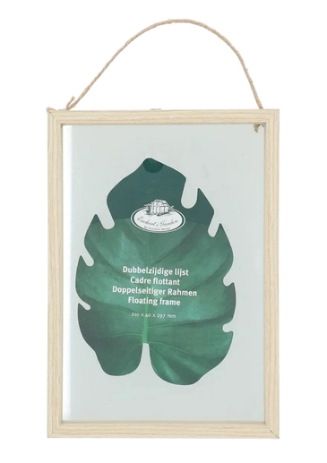 A4 Floating Photo Frame - Natural Wood - Esscheret Design