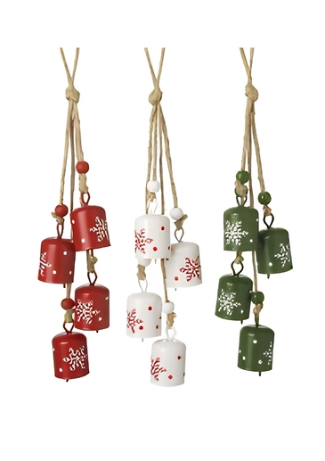 Christmas Cowbell Hanging Decoration - Heaven Sends