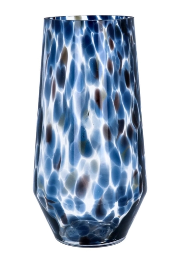Glass Vase - Smoky Cylinder Glass - Gisela Graham