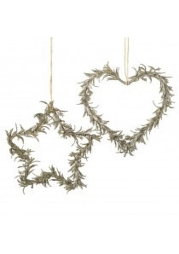 Gold Glittery Star Hanging Decoration - Heaven Sends