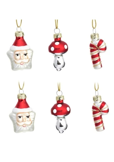 Mini Scandi Shaped Decorations - Set of 6 - sass and belle