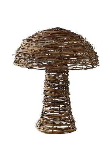 Mushroom Decoration - Woven Rustic Home Decor